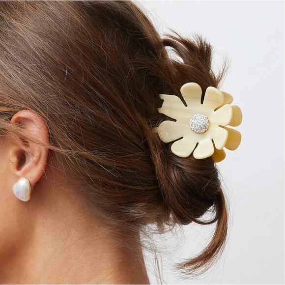 Lele Sadoughi Acetate Floral Claw Clip main image 4